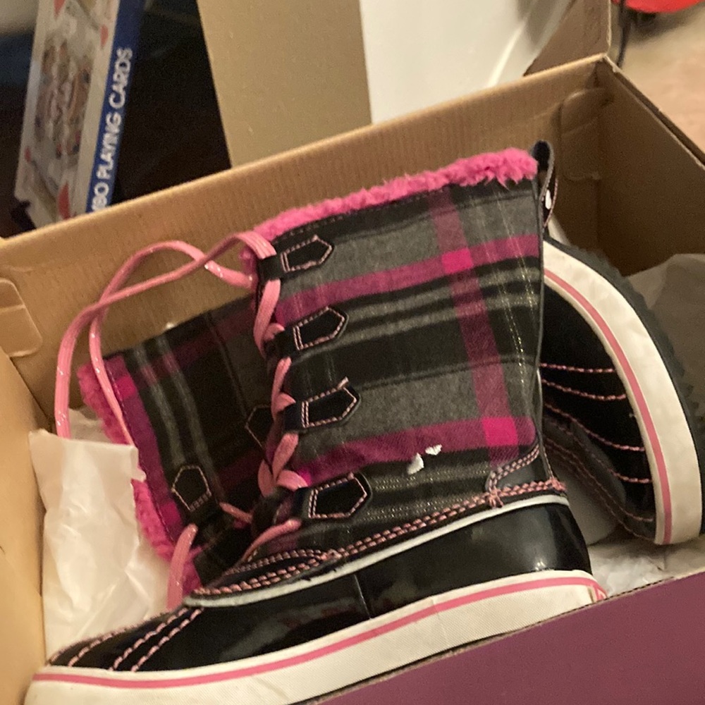 Pink Winter Boots